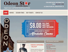 Tablet Screenshot of odeonstar.com.au